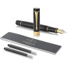 Перьевая ручка PARKER DUOFOLD CLASSIC CENTENNIAL F77, Black / Gold (Перо F) 1931381